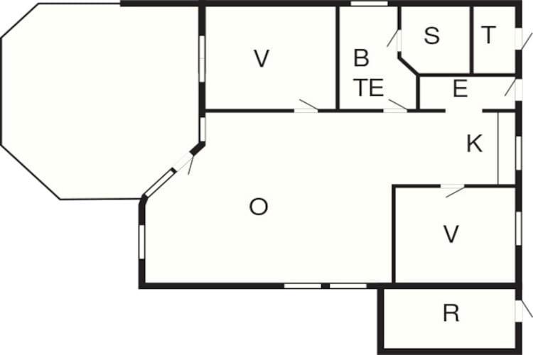 6 Person Holiday Home In גלטינג מראה חיצוני תמונה